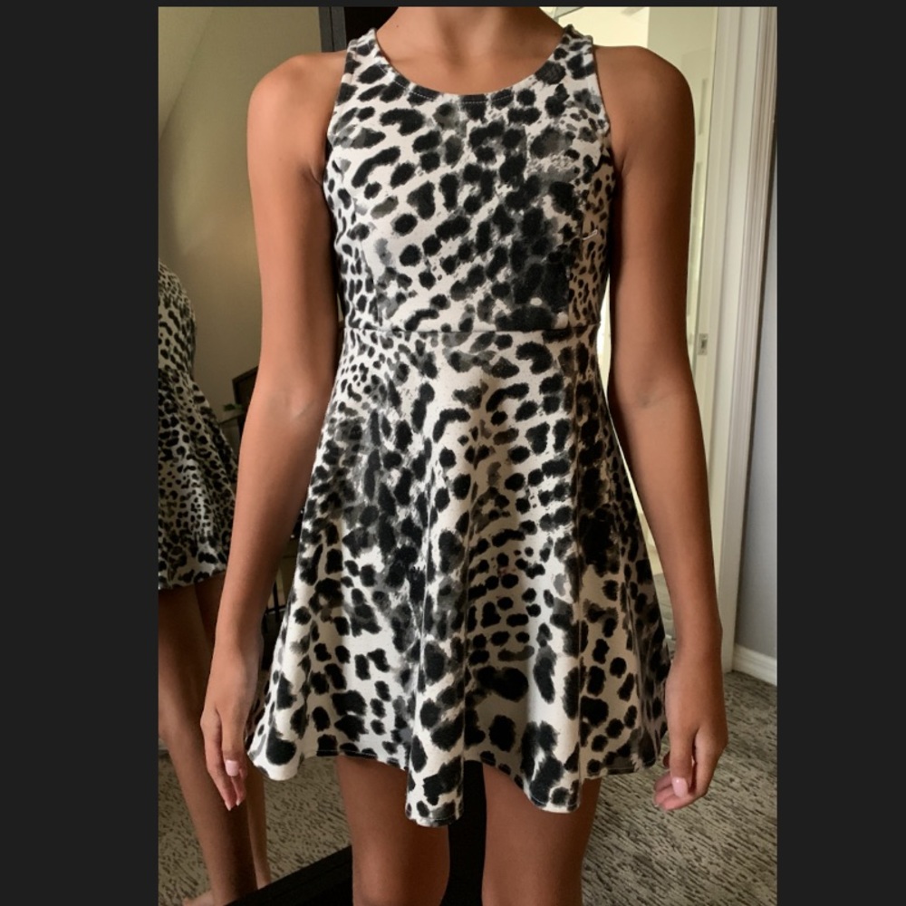 Animal print dress